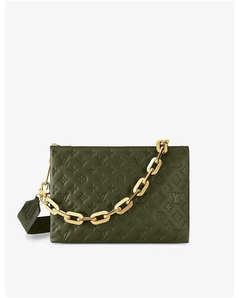 green and blue louis vuitton bag|louis vuitton coussin bag green.